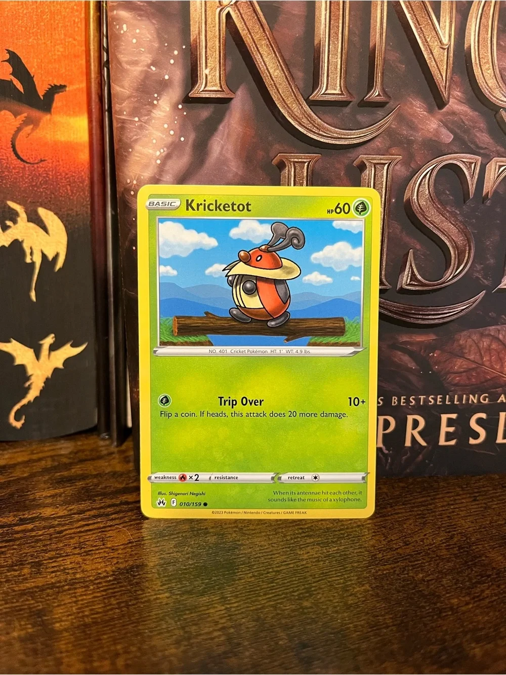 Kricketot Pokemon Card Crown Zenith 010/159